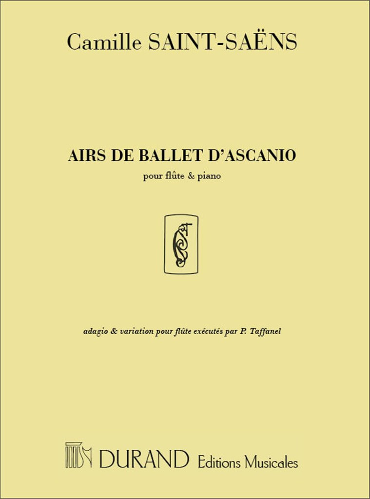 Ascanio Airs De Ballet Flute-Piano